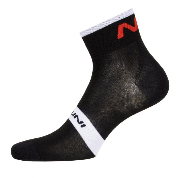 Носки Nalini Na Socks (H.12), чёрно-бело-красные