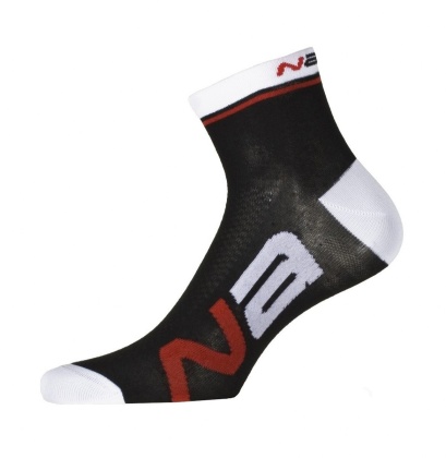 Носки Nalini Logo Socks (H.13), чёрно-бело-красные