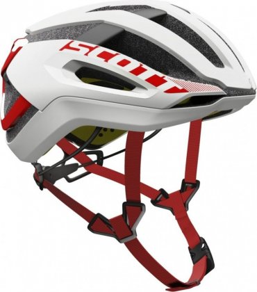Шлем Scott Centric PLUS, бело-красный White/Red