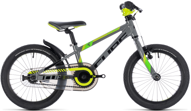 Велосипед Cube Kid 160 (2018) Grey/Green/Kiwi