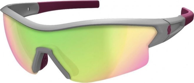 Очки спортивные Scott Leap Sunglasses, серо-пурпурные Grey/Purple/Green Chrome Clear