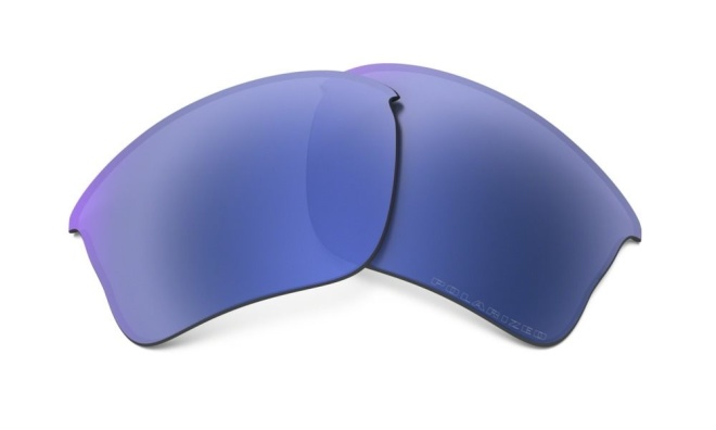 Линзы для очков съёмные Oakley Flak Jacket XLJ Replacement Lenses Ice Iridium Polarized, фиолетовые