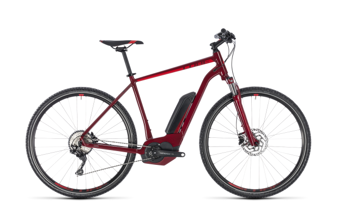 Велосипед Cube Cross Hybrid Pro 400 (2018) Red