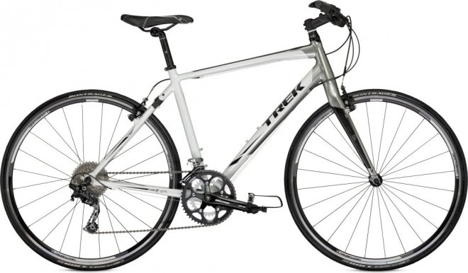 Велосипед Trek 7.6 FX (2013) Platinum/Crystal White