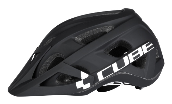 Шлем Cube Helmet AM Race, чёрный Black/White
