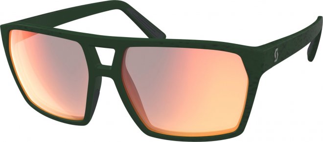 Очки солнцезащитные Scott Tune Sunglasses, зелёно-красные Iris Green/Red Chrome
