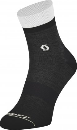 Носки Scott Trail Quarter Socks, тёмно-серые с белыми элементами Dark Grey/White