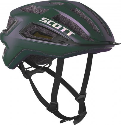 Шлем Scott Arx PLUS (CE) Helmet, тёмно-зелёный Prism Green/Purple