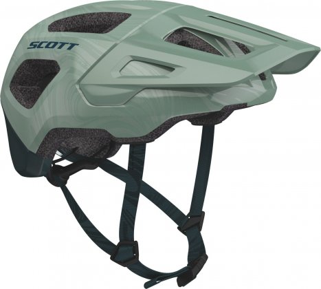 Шлем подростковый Scott Argo Plus Junior (CE) Helmet, зелёно-синий Mineral Blue