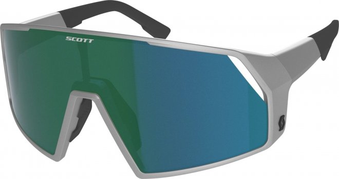 Очки спортивные Scott Pro Shield Supersonic Edt. Sunglasses Silver/Green Chrome