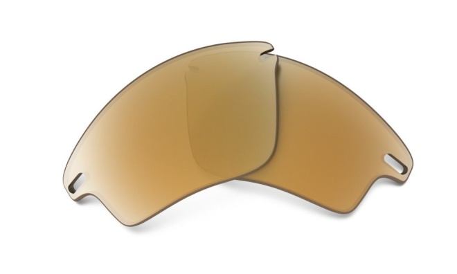 Линзы для очков съёмные Oakley Fast Jacket XL Replacement Lenses, коричневые Persimmon