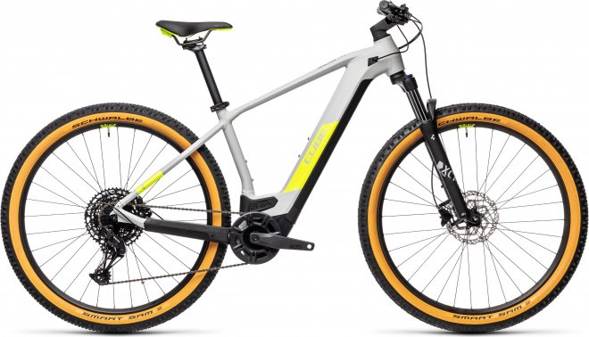 Велосипед Cube Reaction Hybrid Pro 500 (2021) Grey/Yellow