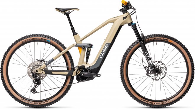 Велосипед Cube Stereo Hybrid 140 HPC SL 625 29 (2021) Desert/Orange