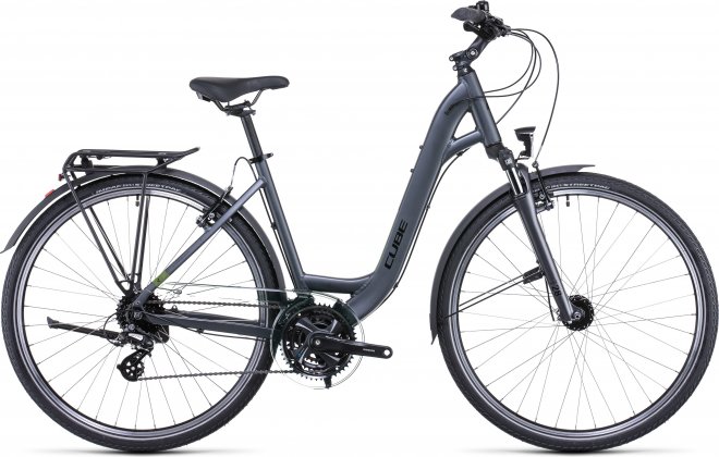 Велосипед Cube Touring Easy Entry (2022) Grey/Green