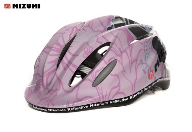 Шлем детский Mizumi Spark K-800, розово-серый