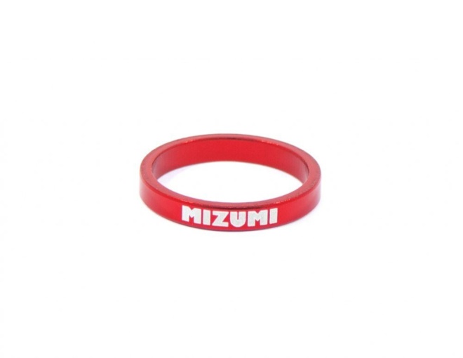 Кольцо проставочное под вынос Mizumi, высота 5 мм, красное Red