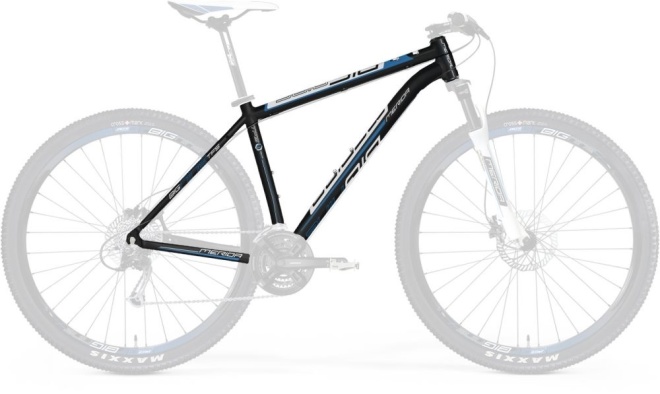 Рама велосипеда Merida Big.Nine TFS 100, чёрно-бело-синяя