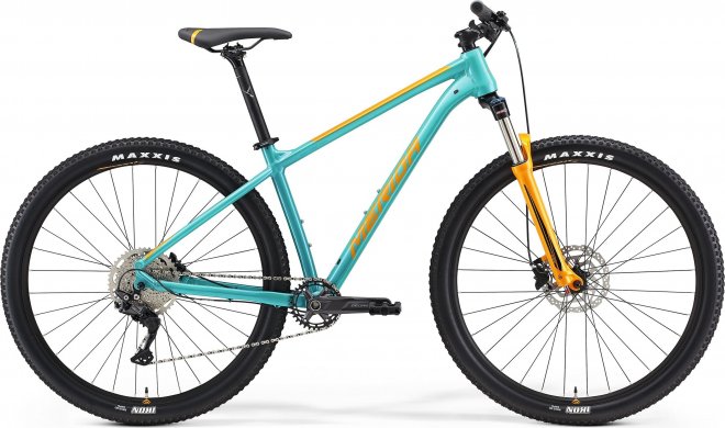Велосипед Merida Big.Nine 200 (2021) Teal Blue/Orange