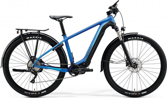 Велосипед Merida eBig.Nine 400 EQ (2020) Matte Medium Blue/Black