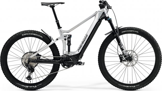 Велосипед Merida eOne-Forty 8000 (2021) Silver/Black