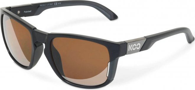Очки спортивные Koo California, чёрно-серые с коричневой линзой Black/Anthracite/Gold