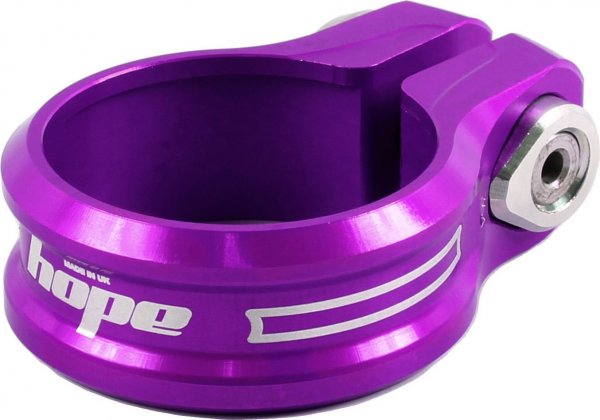 Хомут для подседельного штыря Hope Seat Clamp Bolt, диаметр 34.9 мм, пурпурный Purple