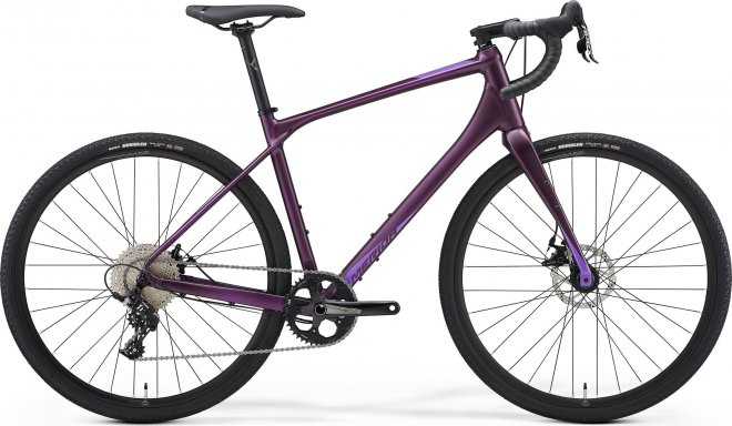 Велосипед Merida Silex 300 (2021) Matte Dark Purple/Purple