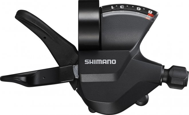 Манетка правая Shimano SL-M315-8R, 8 скоростей, с тросом, без упаковки