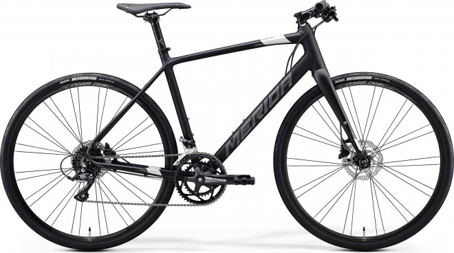 Велосипед Merida Speeder 200 (2021) Matte Black/Dark Silver