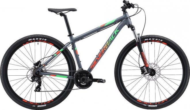 Велосипед Silverback Stride 29 Sport (2019) Gallant Grey/Forest Green/Watermelon Red