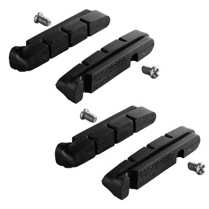 Накладки для картриджных тормозных колодок под U-brake Shimano Dura-Ace R55C4, для алюминиевых ободов, 2 пары