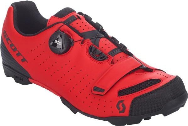 Велообувь Scott MTB Comp BOA® Shoe, красно-чёрная Red/Black