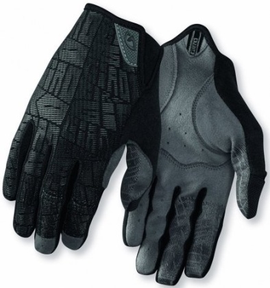 Перчатки с закрытыми пальцами Giro DND, чёрно-серые