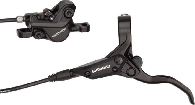 Тормоз дисковый гидравлический Shimano Acera BL-M396/BR-M395, чёрный