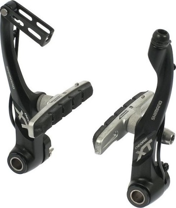 Тормоз ободной V-brake Shimano Deore XT BR-T780, чёрный Black