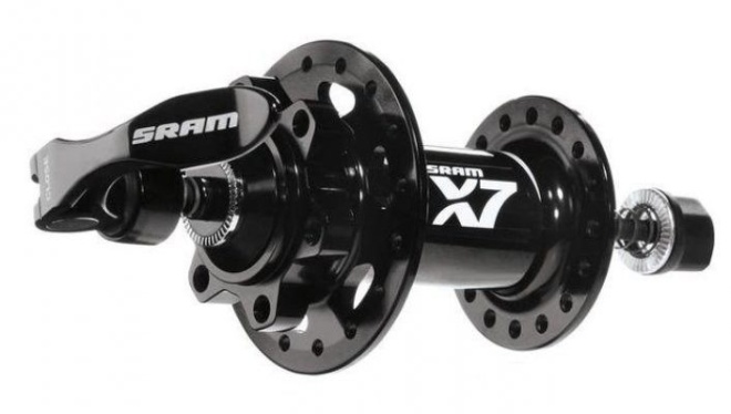 Втулка передняя SRAM MTB X7, чёрная