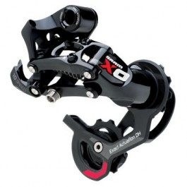 Переключатель скоростей задний SRAM X0, 10 скоростей, короткая лапка, чёрно-красный