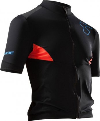 Джерси с короткими рукавами Cube Black Zero SS Jersey, чёрно-красное