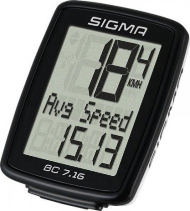 Велокомпьютер проводной Sigma Sport Topline BC 7.16