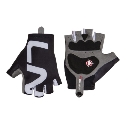 Перчатки с короткими пальцами Nalini Aeprolight Gloves, чёрно-белые