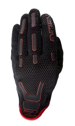 Перчатки с закрытыми пальцами Nalini Flux Gloves, чёрно-красные 4000