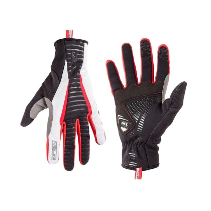 Термоперчатки Nalini Prime Thermo Gloves, чёрно-красные