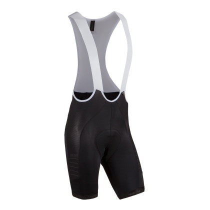 Велотрусы с лямками Nalini Ride Bib Short, чёрно-белые 4000