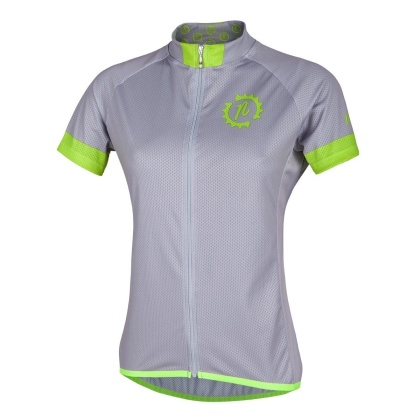 Джерси женское Nalini Green Lady Jersey, серо-зелёное 4001