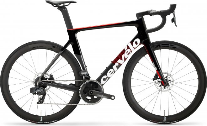 Велосипед Cervelo S-Series Disc Force eTAP AXS (2020) Graphite/Black/Red