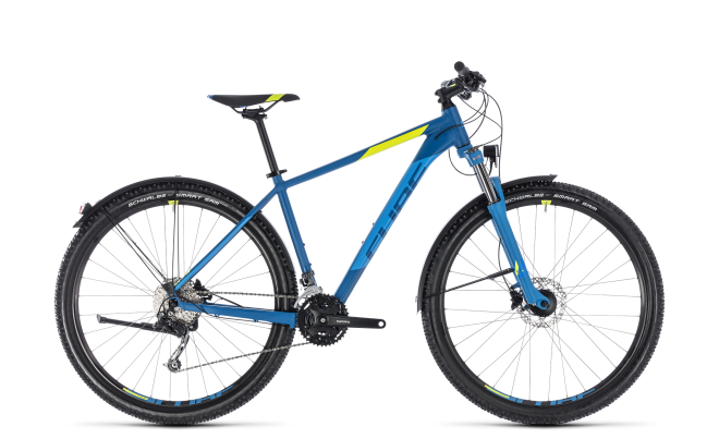 Велосипед Cube Aim SL Allroad 29 (2018) Blue/Flash Yellow