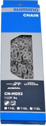 Цепь Shimano Deore XT CN-HG93, 118 звеньев