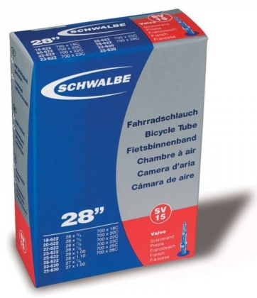 Камера Schwalbe SV 15 700x18C/28C, Standard, ниппель 40 мм Presta (French)