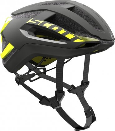 Шлем Scott Centric PLUS, чёрно-жёлтый Black/Yellow RC