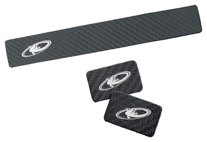 Защитная наклейка на перо Lizard Skins Chain Stay Protector & 2 Patches, цвет карбона Carbon